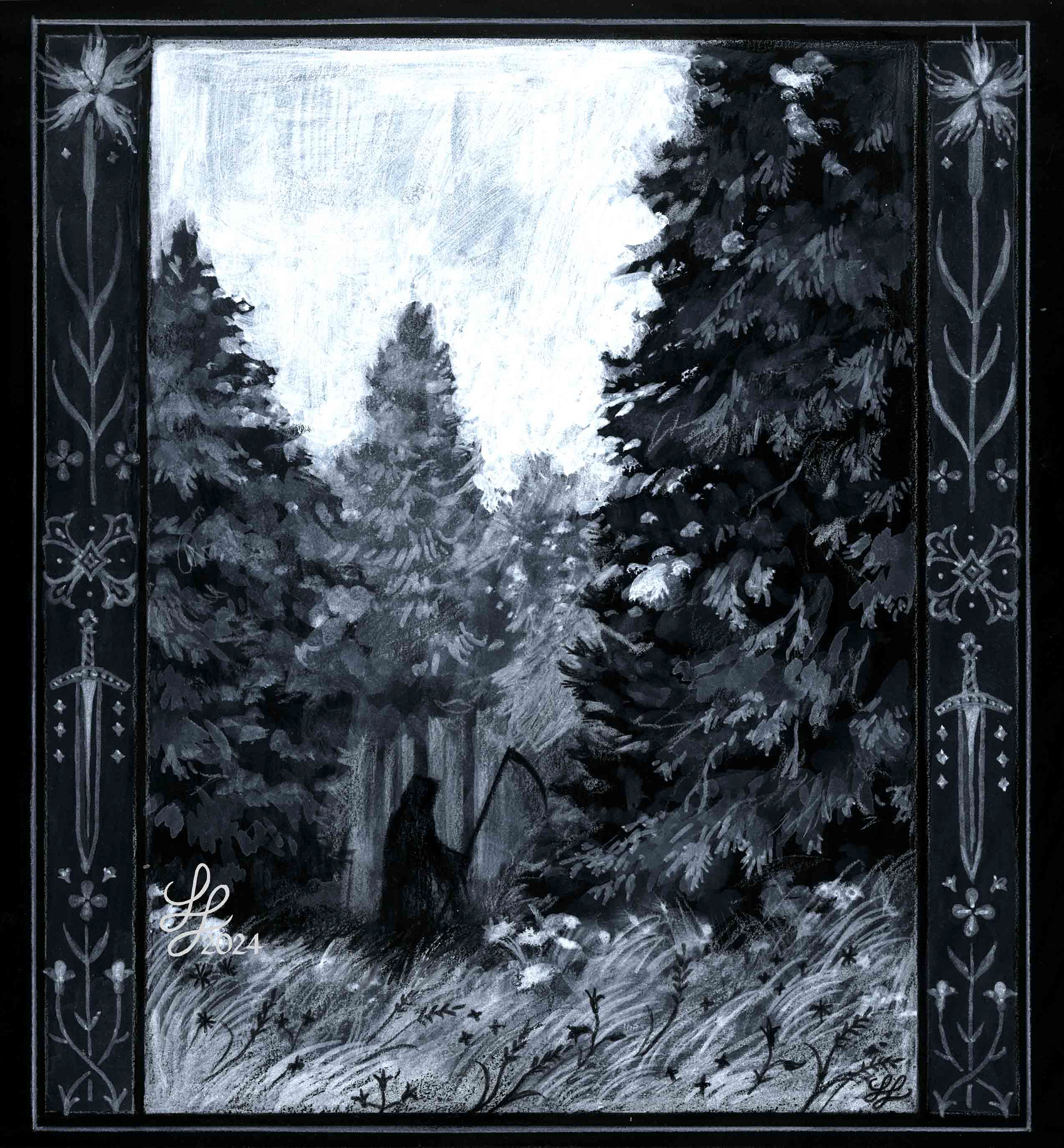 Faucheuse en promenade - Personal work