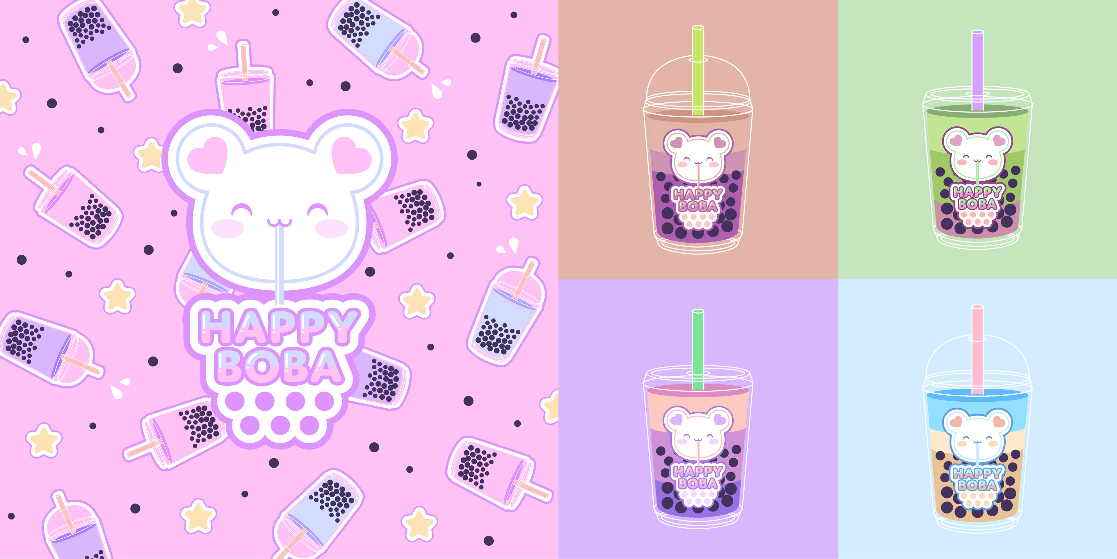 Boba Tea Brand Concept