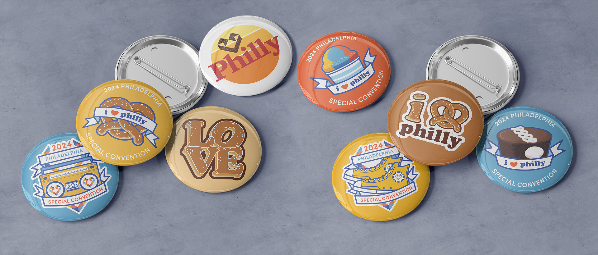 Printed & Produced Pins
