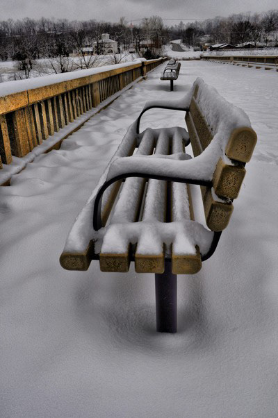 Snow Bench $175