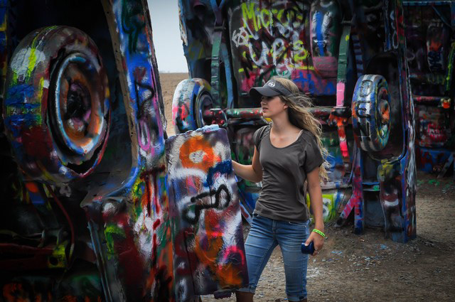 Rt 66 Cadillac Ranch $175