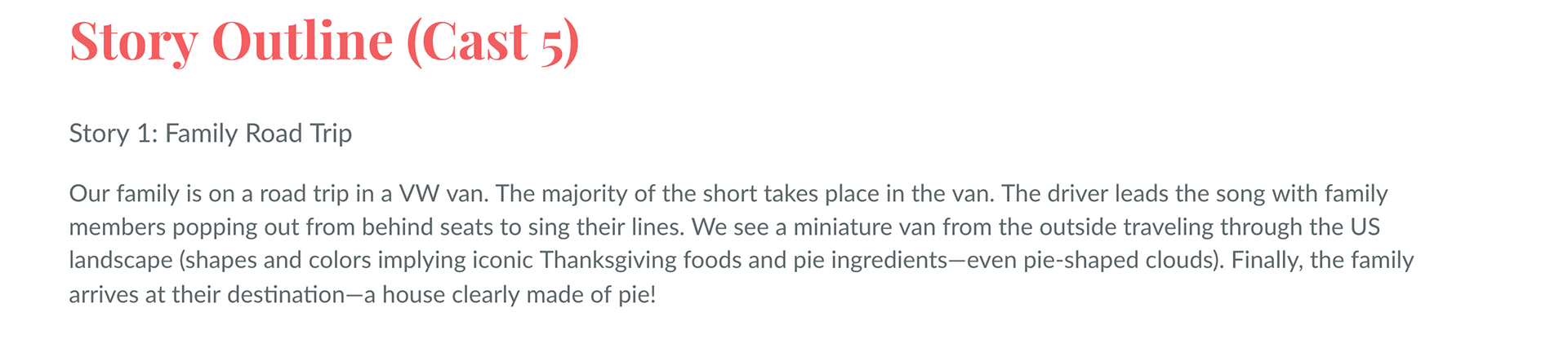 JibJab Pumpkin Pie Story Outline