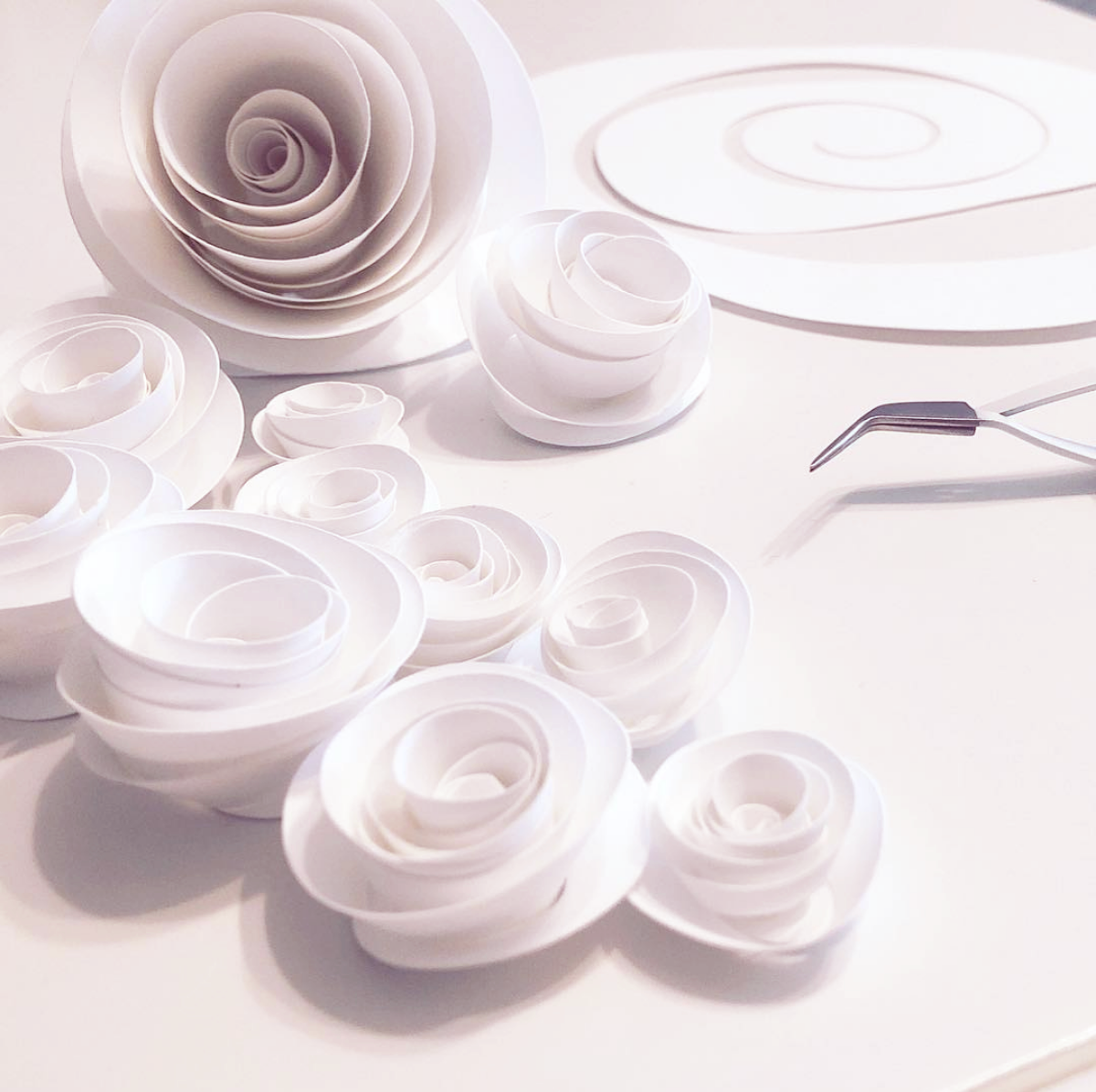Swirly Flower Fabrication