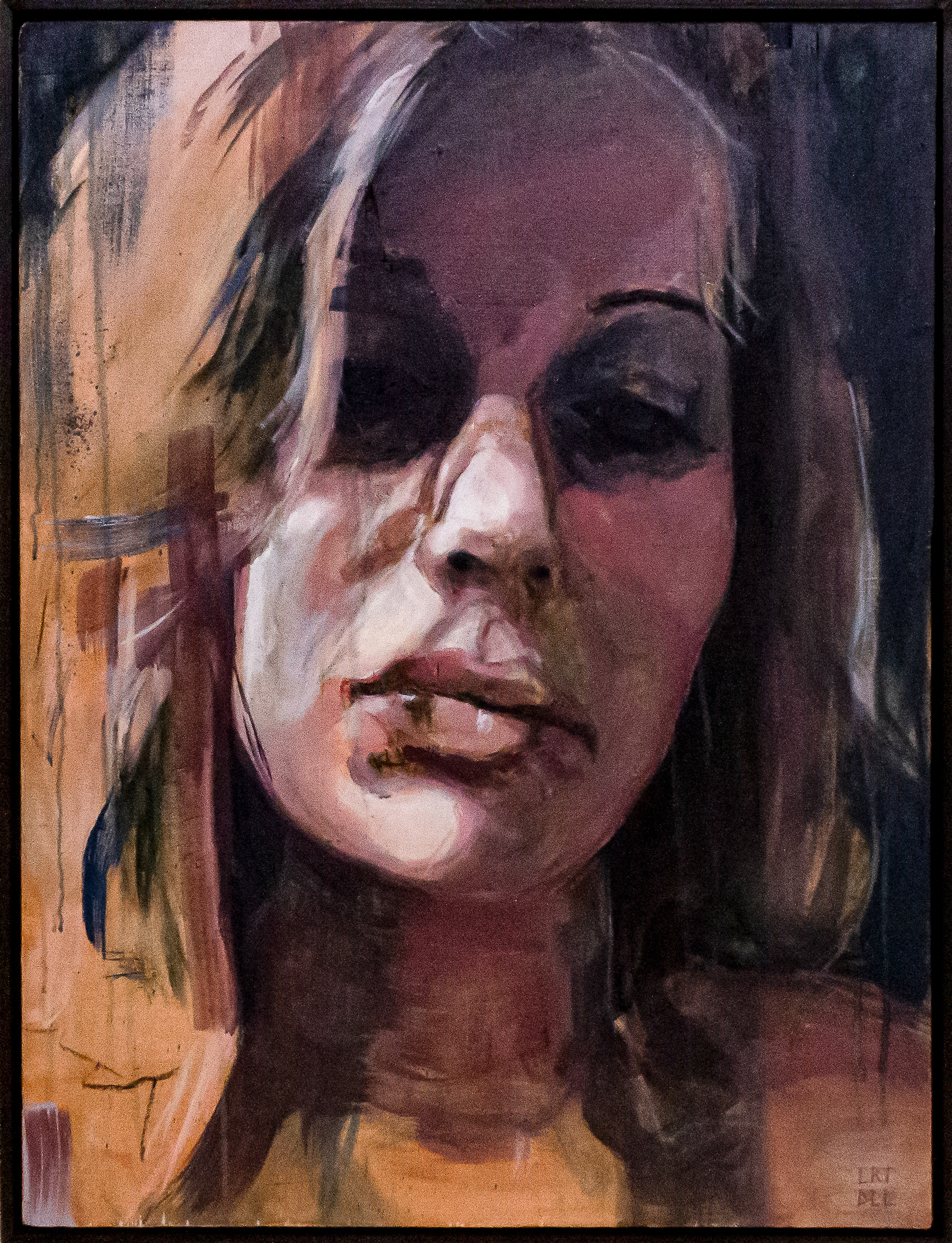 So it goes - Olio su legno di recupero