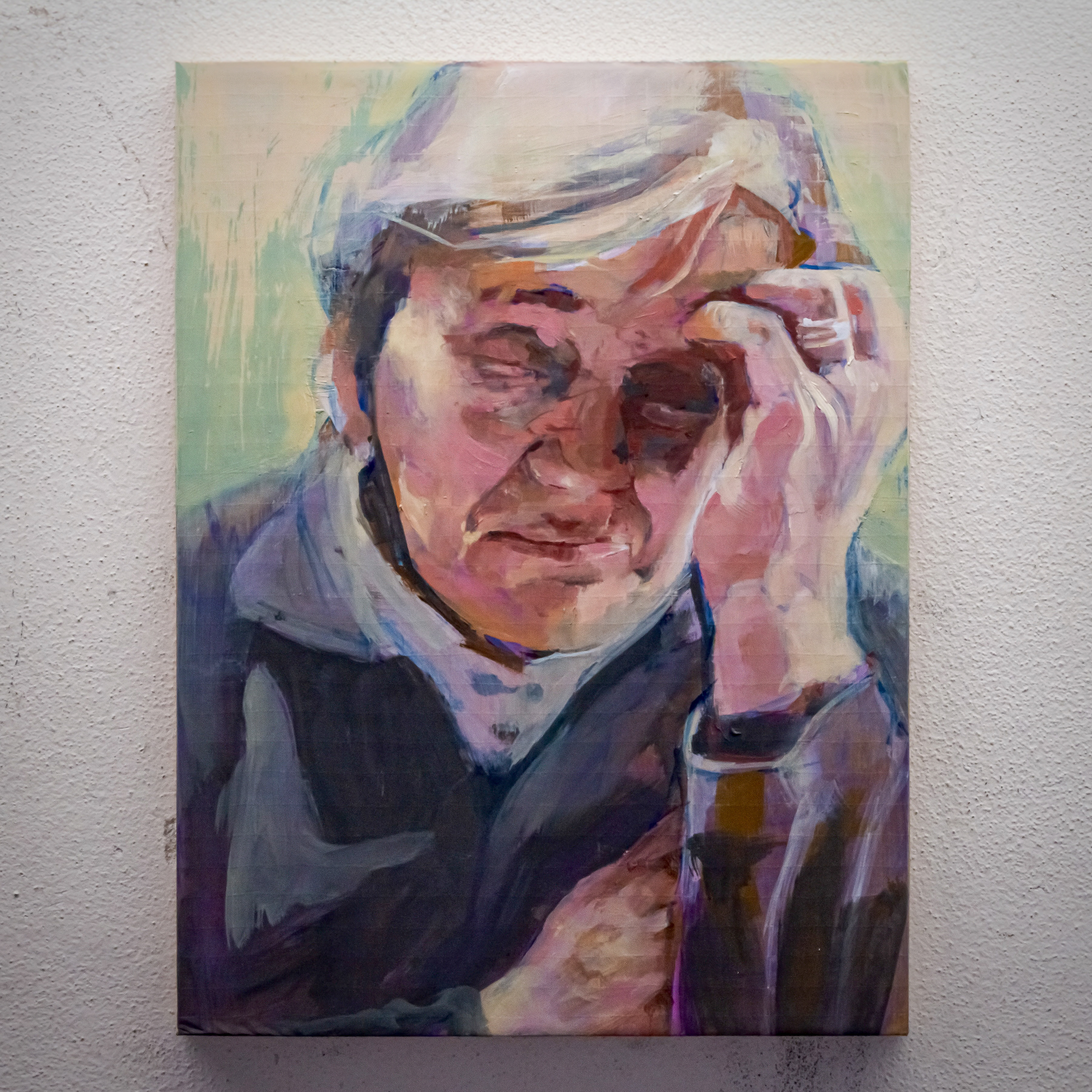 At the end of the day - Olio su carta oleata