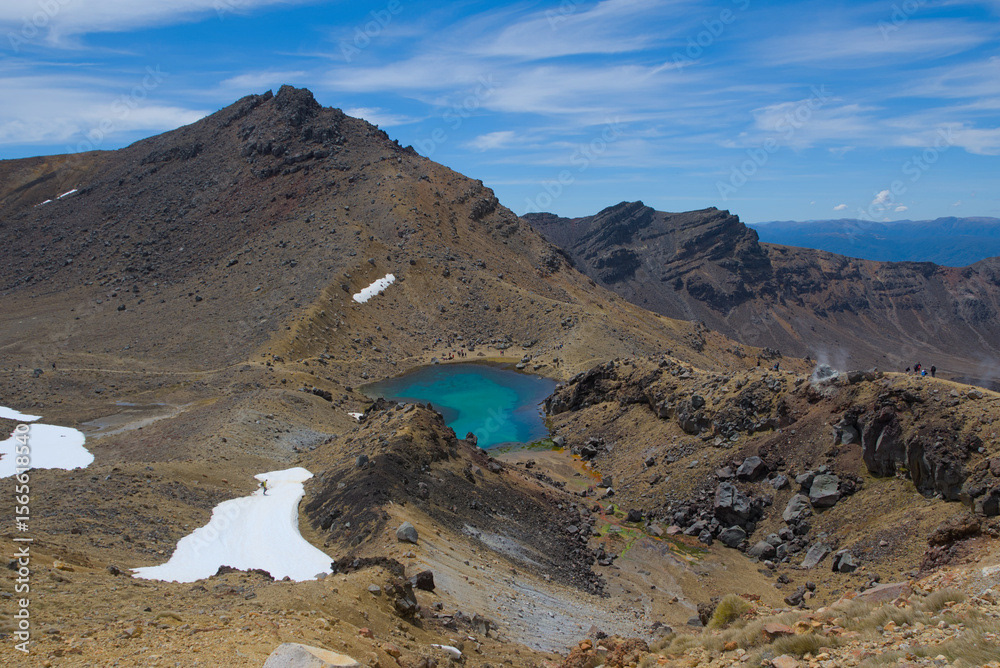 Emerald Lake on the Tongariro Alpine Crossing, New Zealand