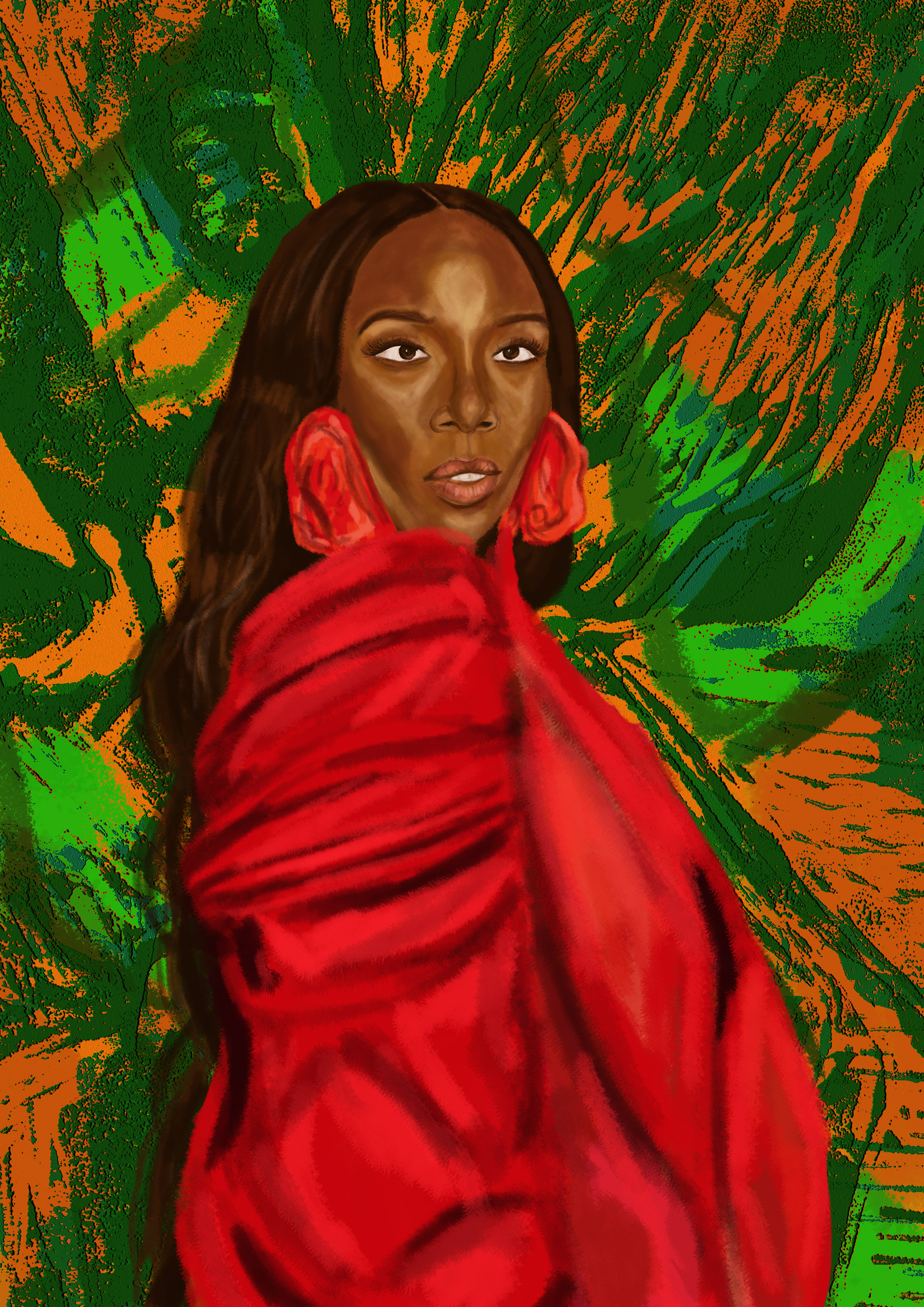 Brandy, Digital Painting, 2021
