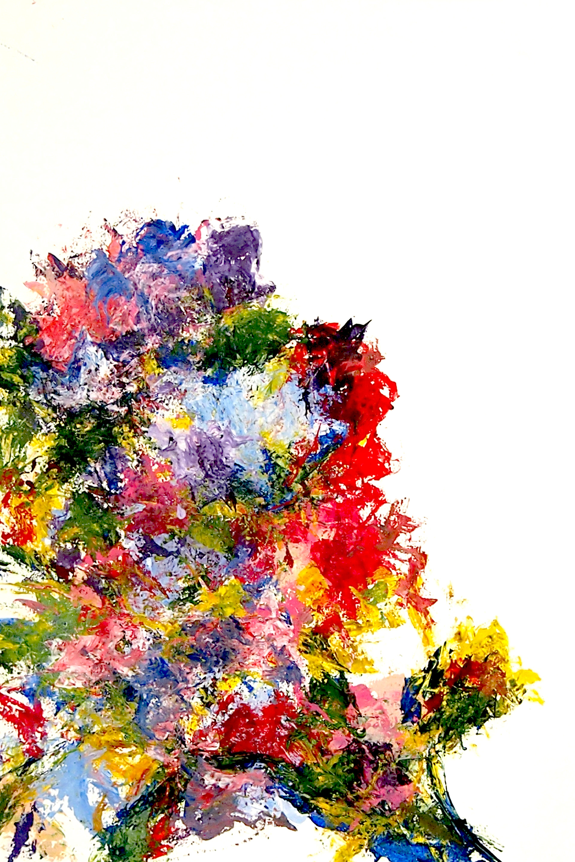 Spring Garden XXVII 12x18 Acrylic on paper.