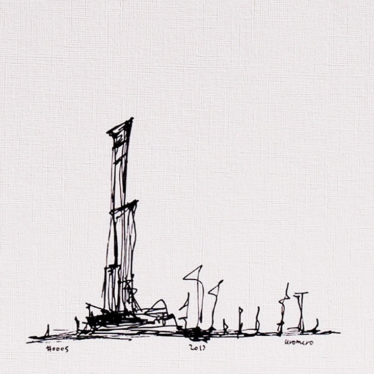 12x12 ink on paper