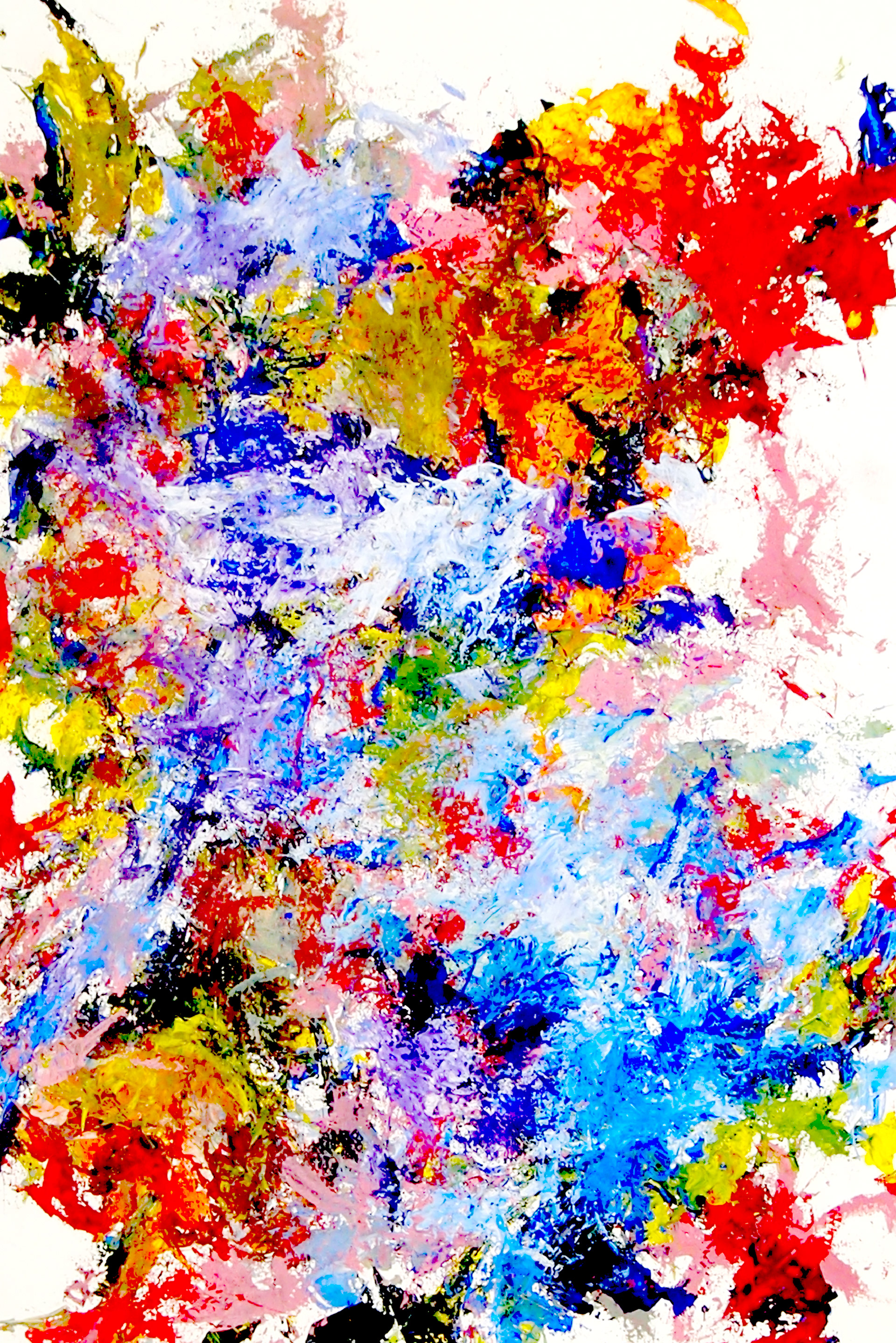 Spring Garden XXIII 12x18 Acrylic on paper.