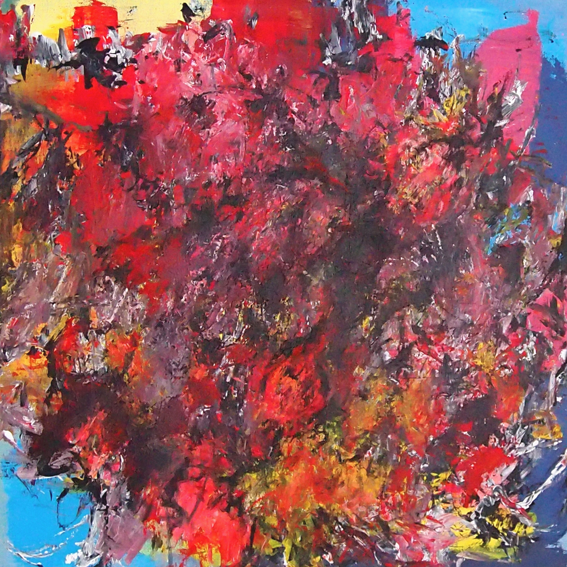 Lot No9g2 25x25 Acrylic on Canvas $1000.00