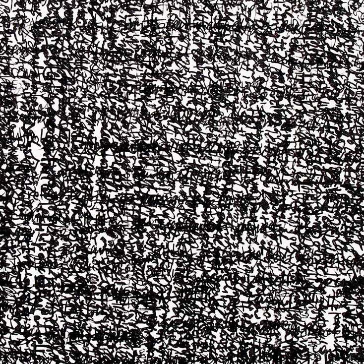 I would not make boring art. 12x12 ink on paper 2013