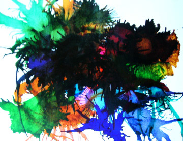 Alcohol base ink on canvas board 16x20.