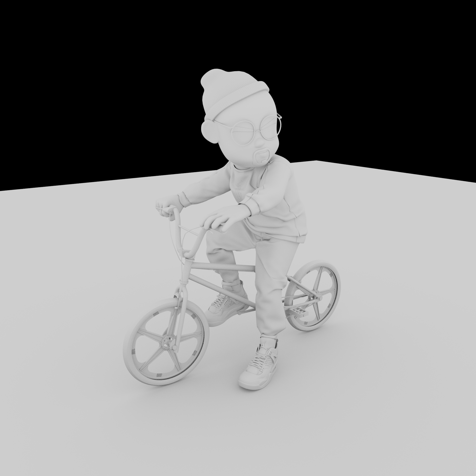 Clay Process 3d Render