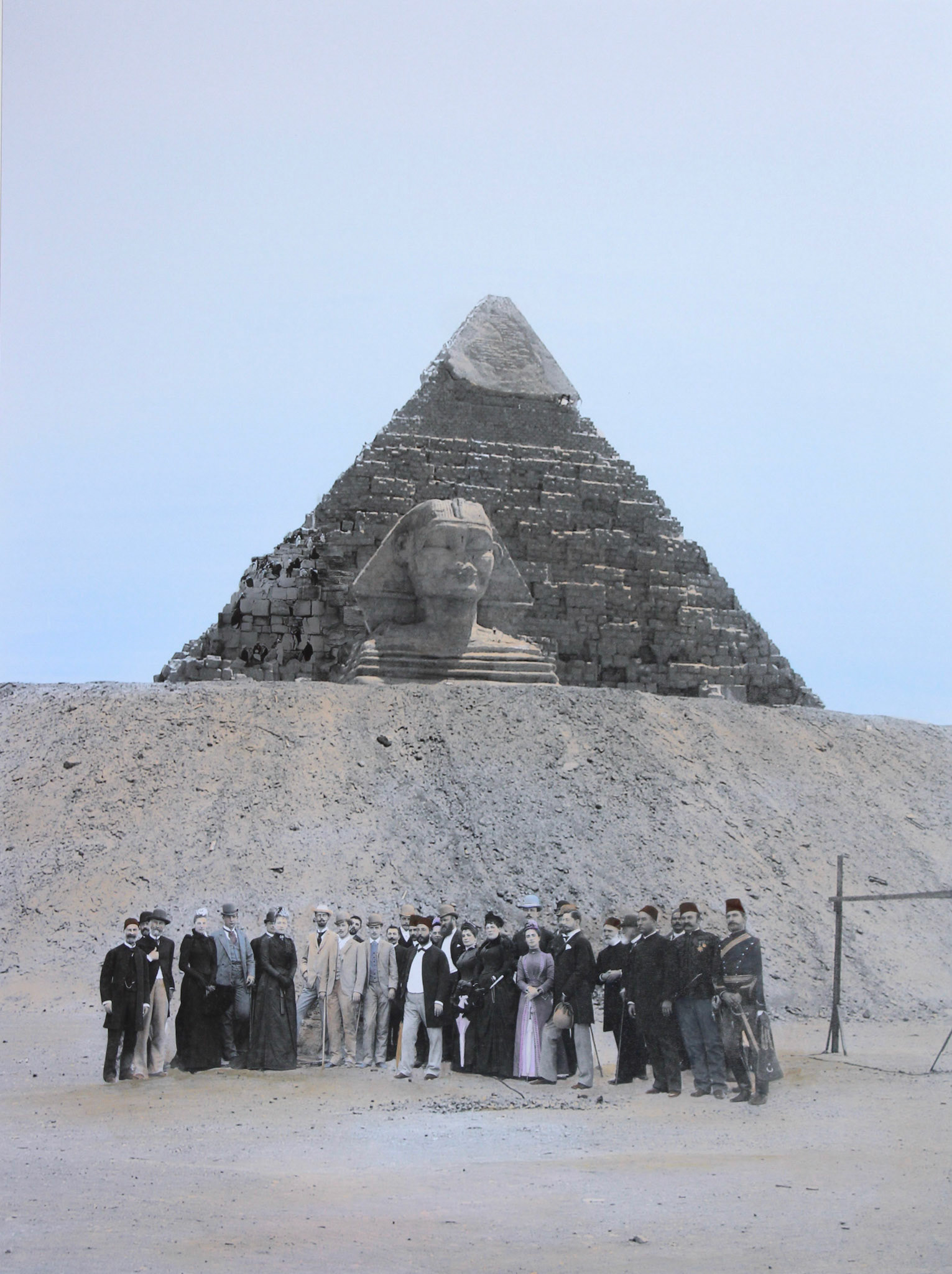 Khedive Tewfik at the Pyramids, Giza, 2005/1890s