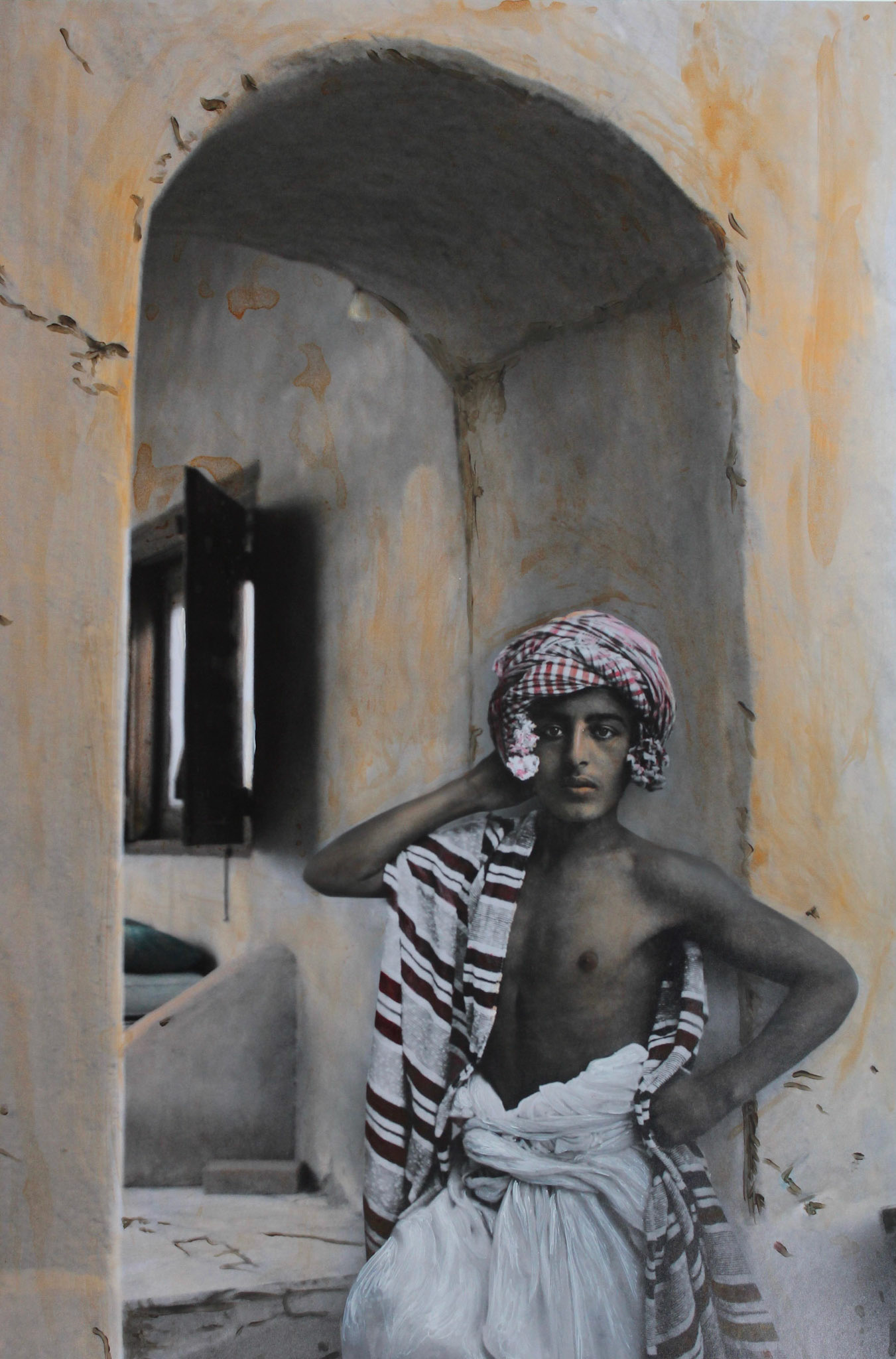 Resting at Rebecca and Ali's, Fayoum, 2008/1920s