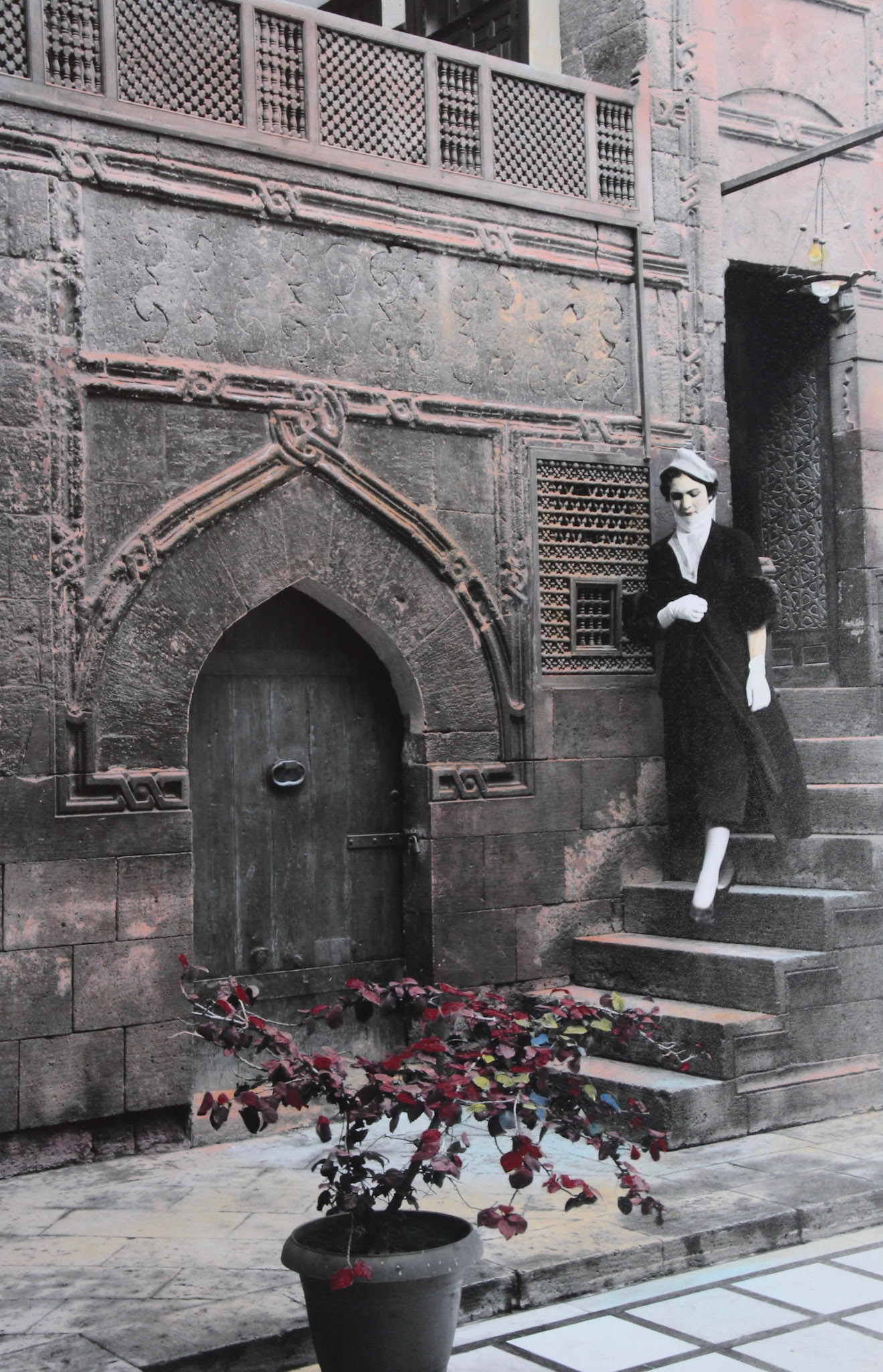 Queen Farida at Gayer Anderson House, Cairo, 2012/1940s