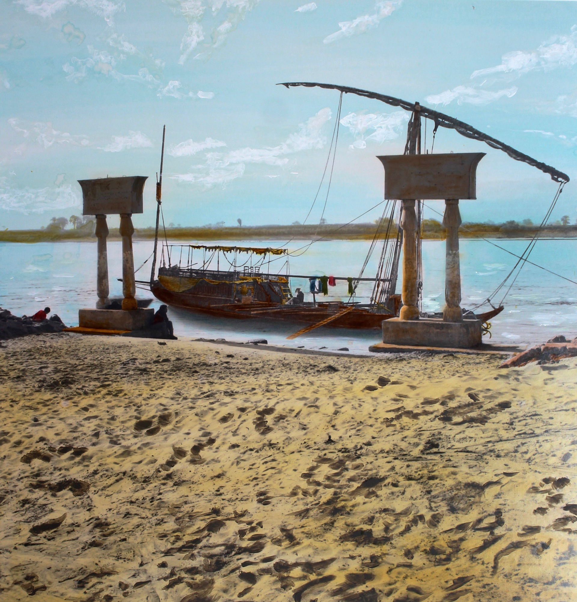 Leavitt Hunt and Nathan Baker at Port Luxor, 2000/1851/Hunt