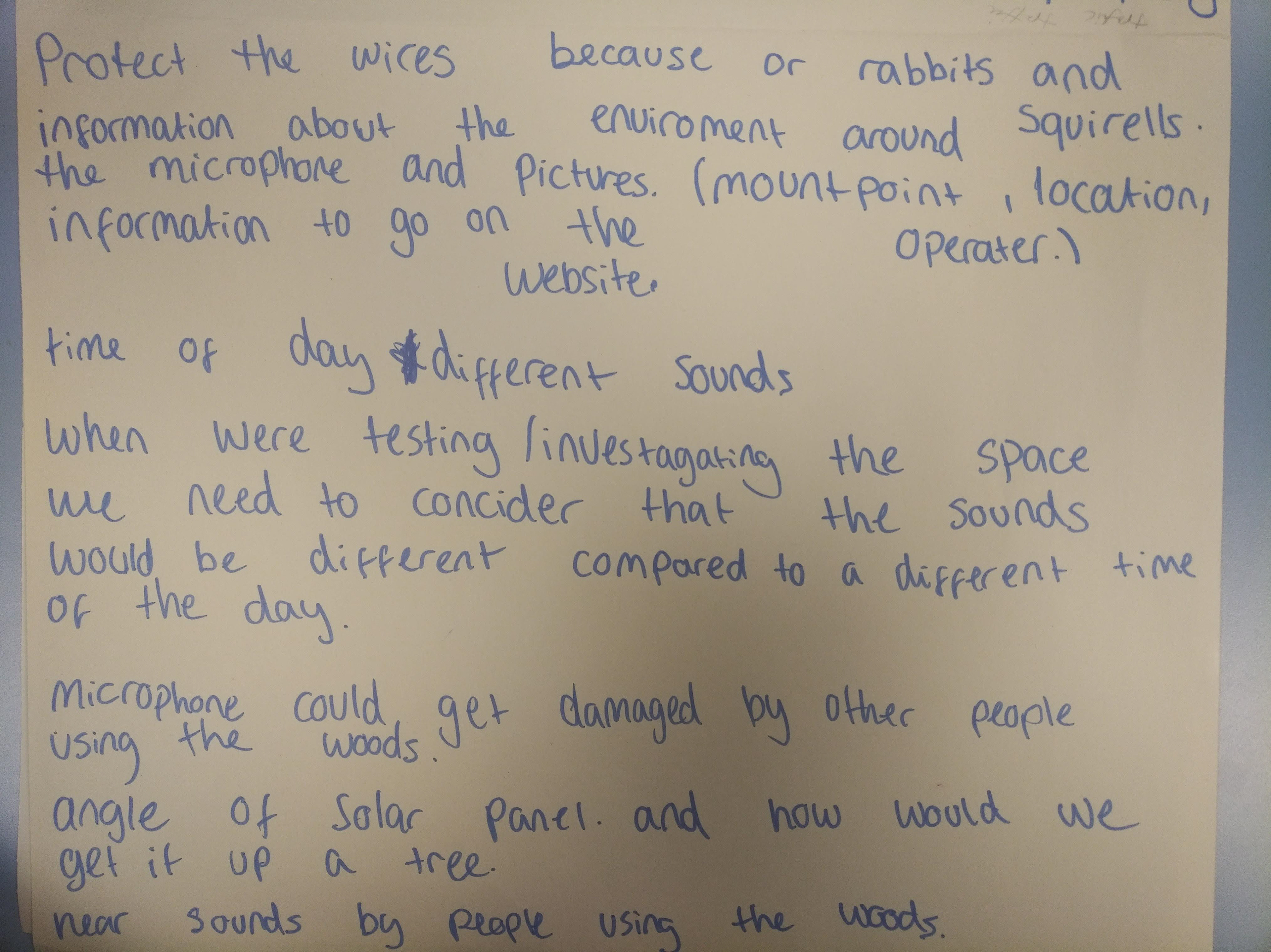 Planning a mic installation