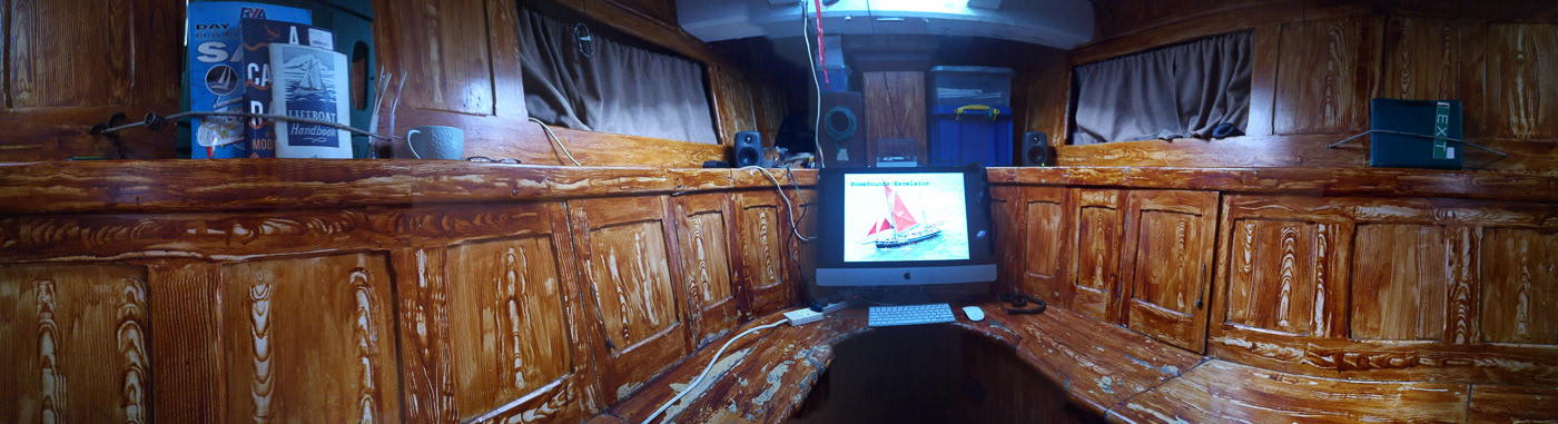 Audio installation in the crew cabin of The Excelsior - Lowestoft