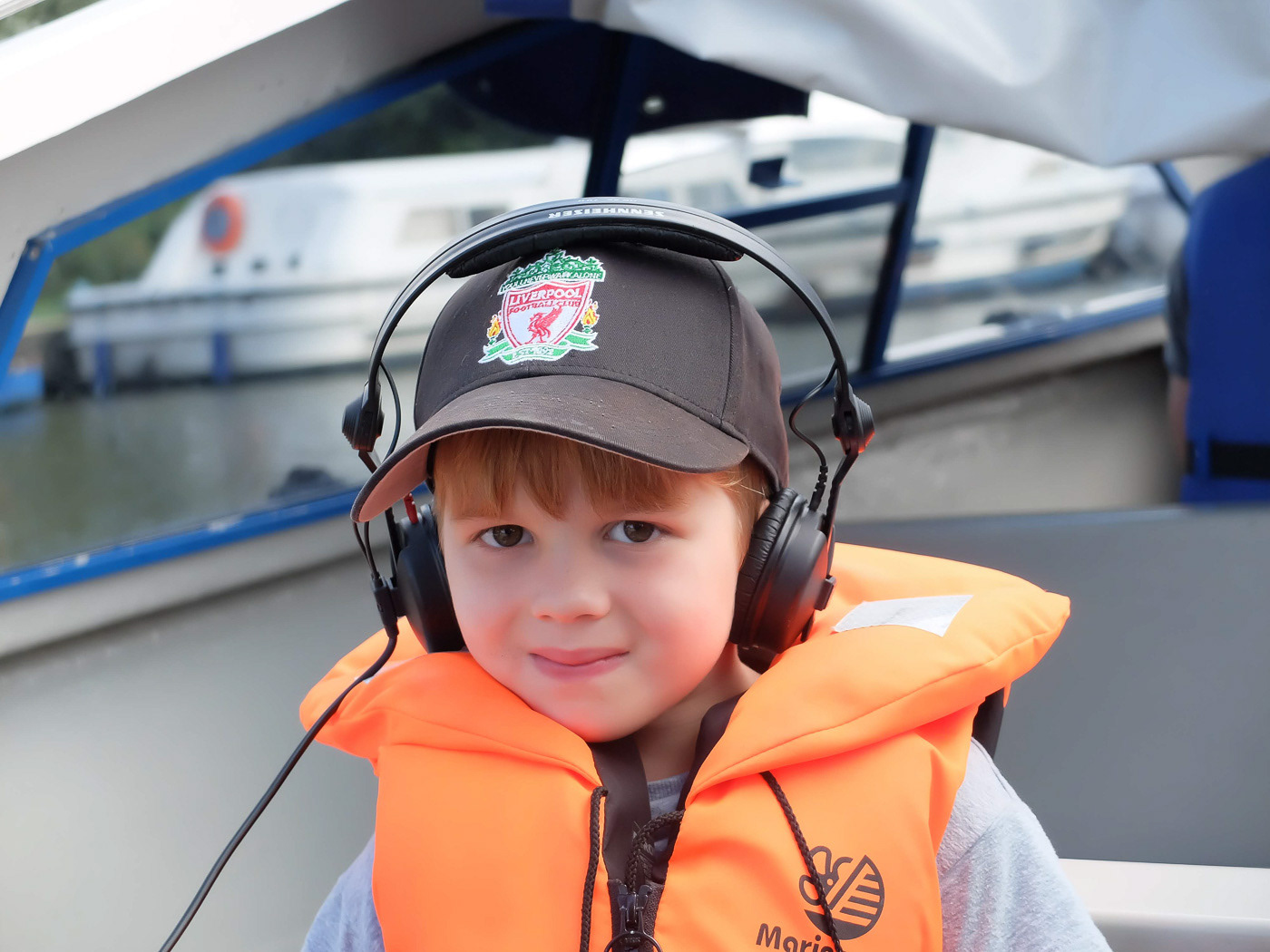 Boating and listening - Norfolk Broads