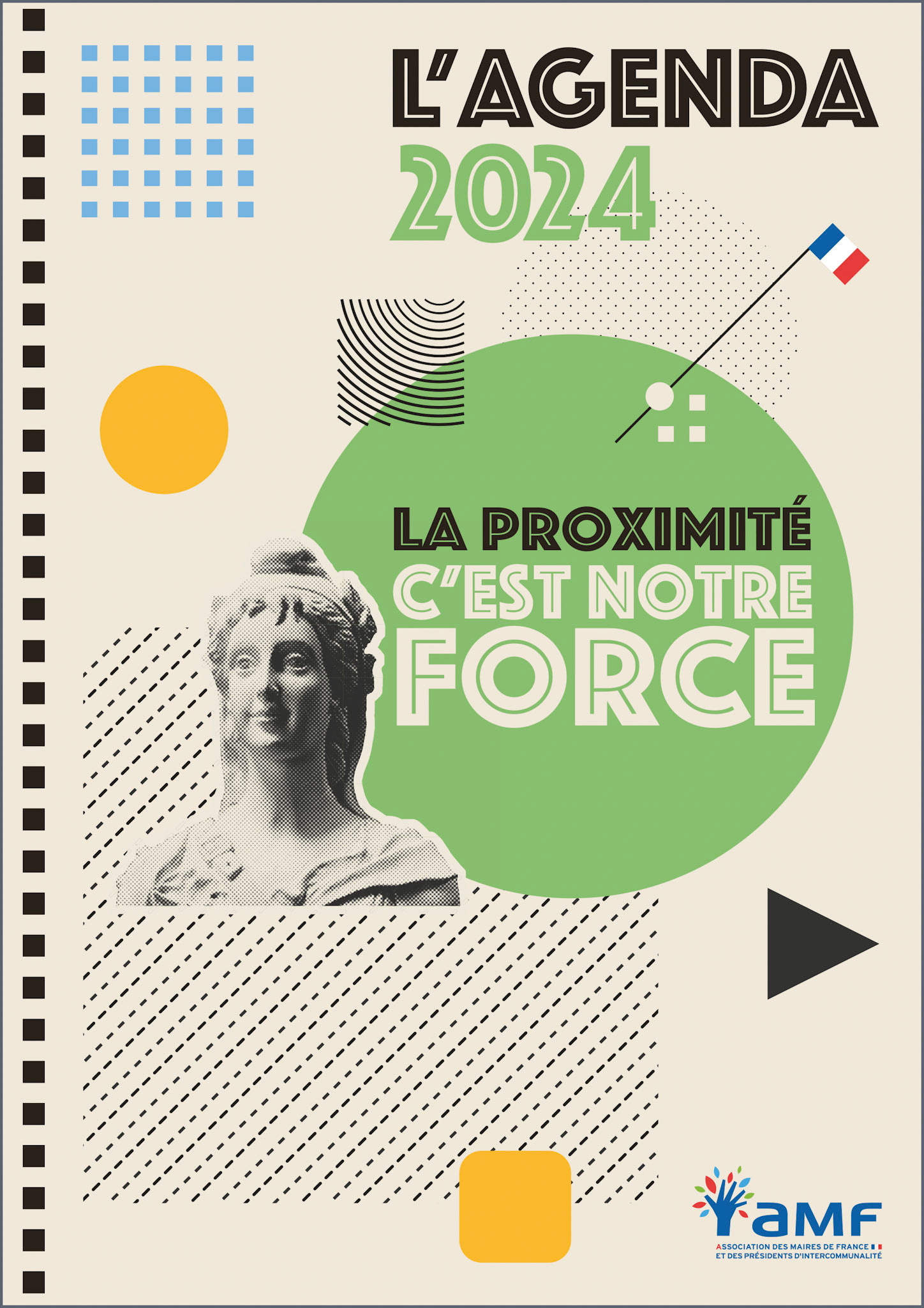 Réalisation du cahier de présentation de l'agenda des Maires de France 2024