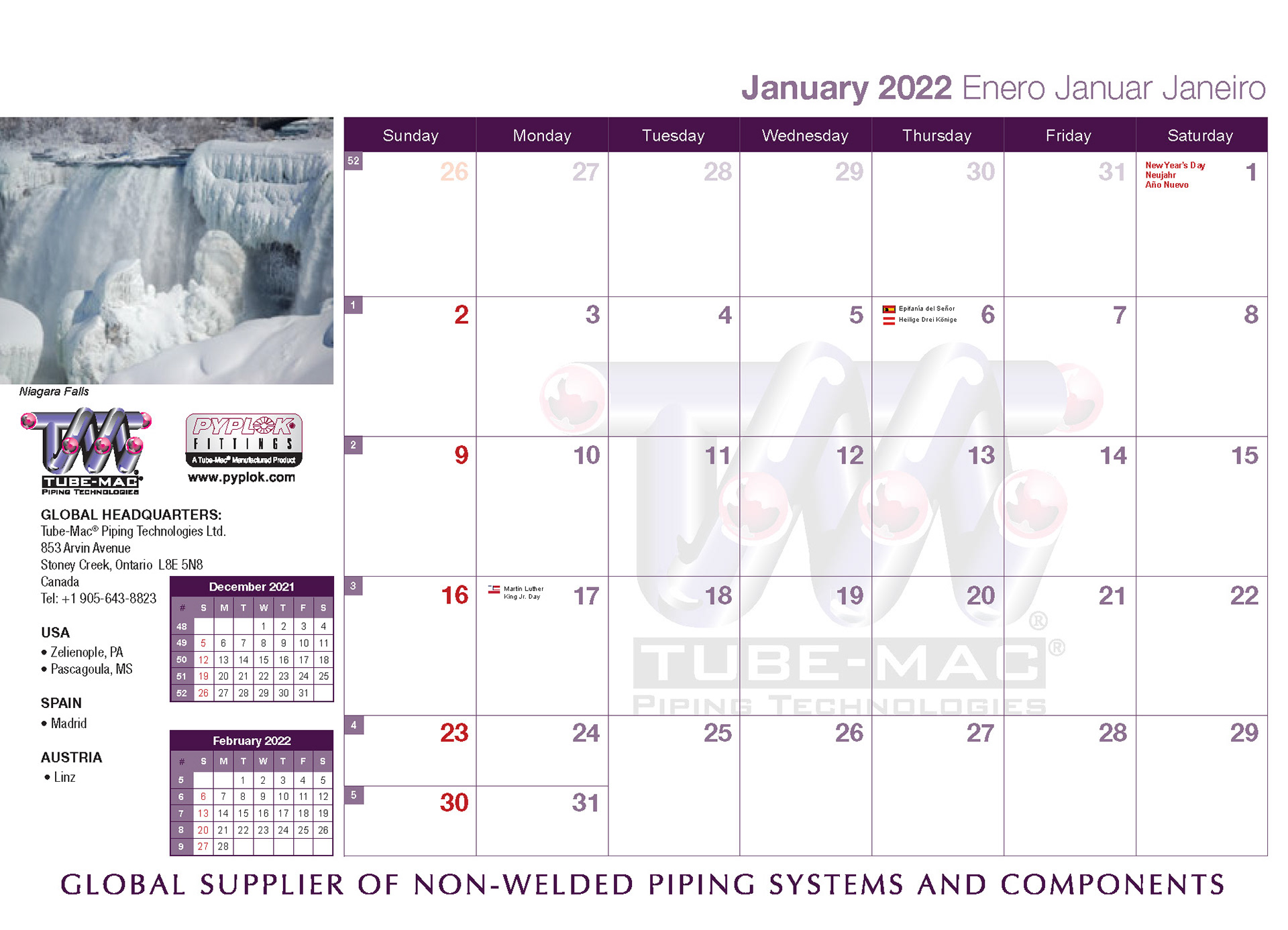 Desk Calendar