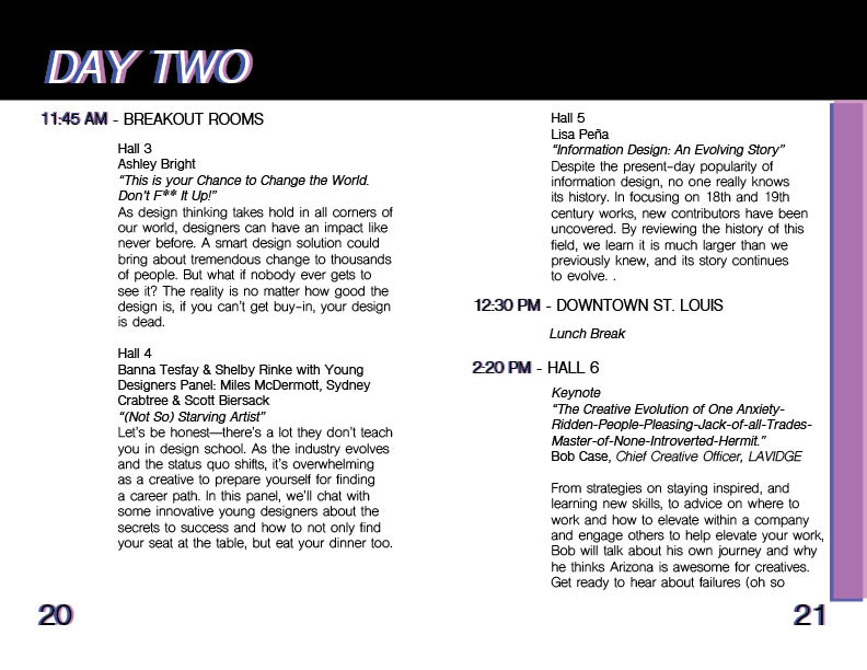 Day Two Schedule 3