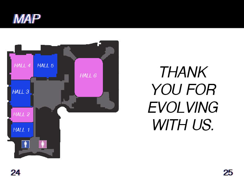 EVOLVE Convention Map