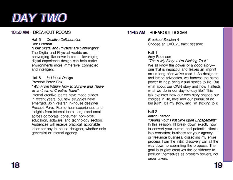 Day Two Schedule 2
