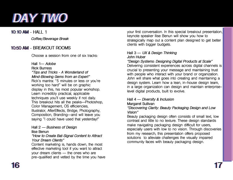Day Two Schedule 1