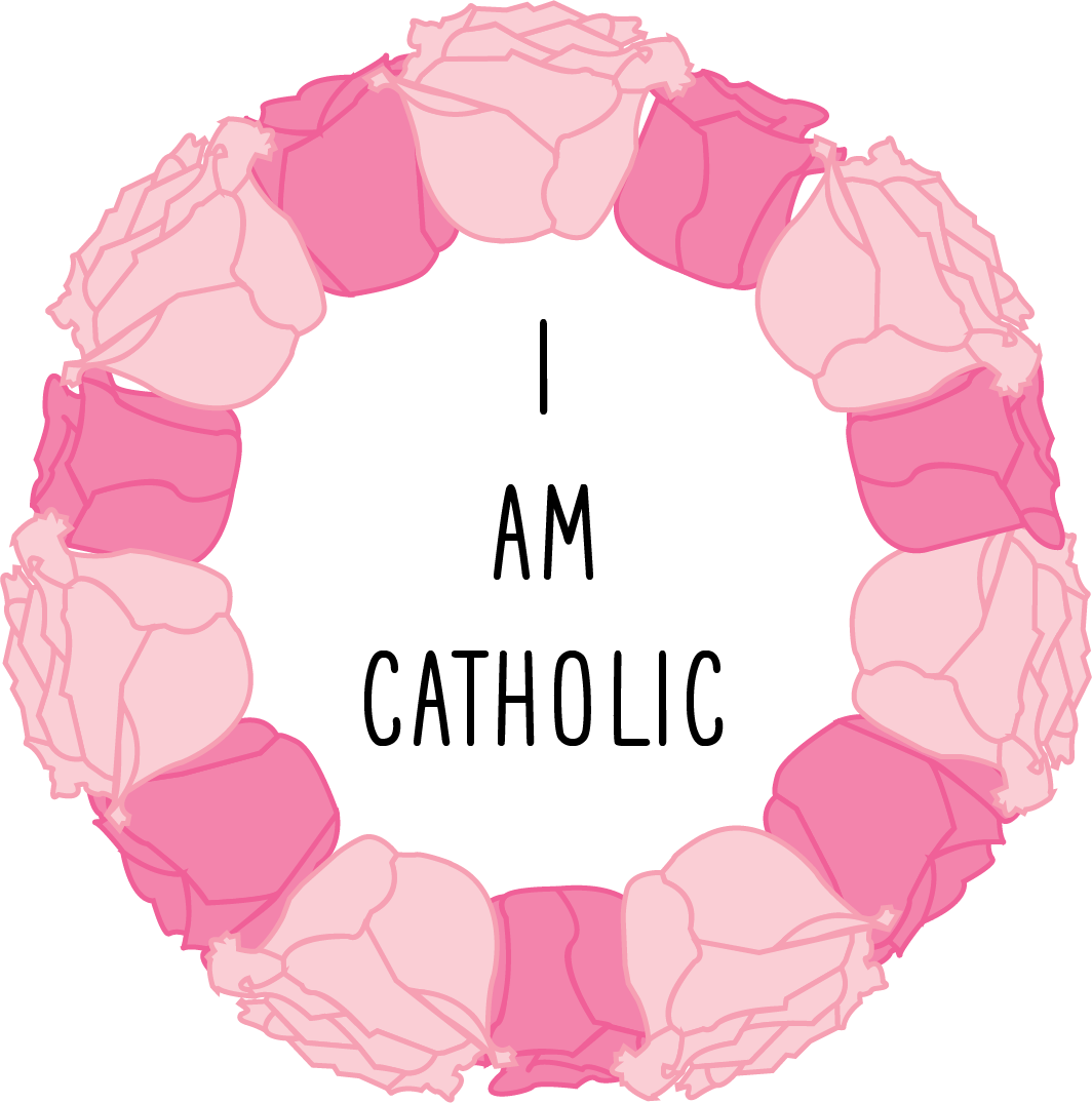 I Am Catholic Flowers