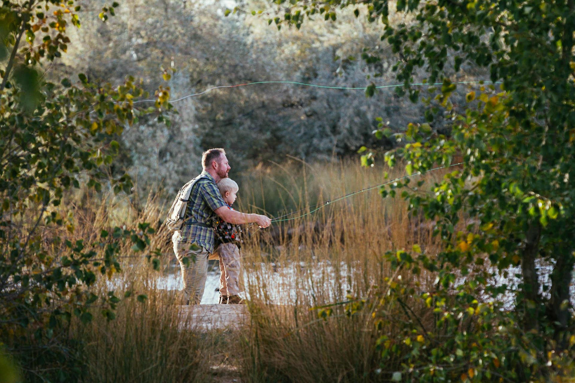 City of Nampa, Fishing Wilson Ponds, Nampa, Idaho