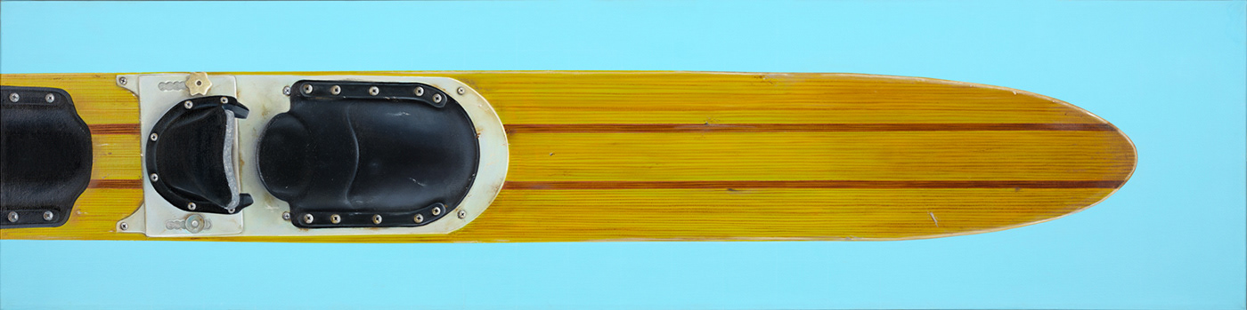 SOLD – Rooster Tail, 48"x12", Oil on canvas