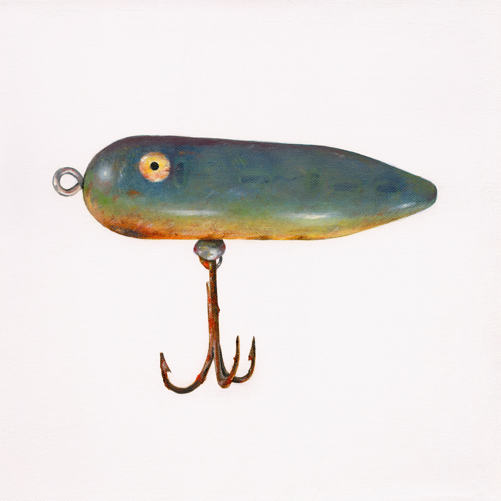 AVAILABLE – Cast Away, 12"x12", Oil on canvas, $300.00