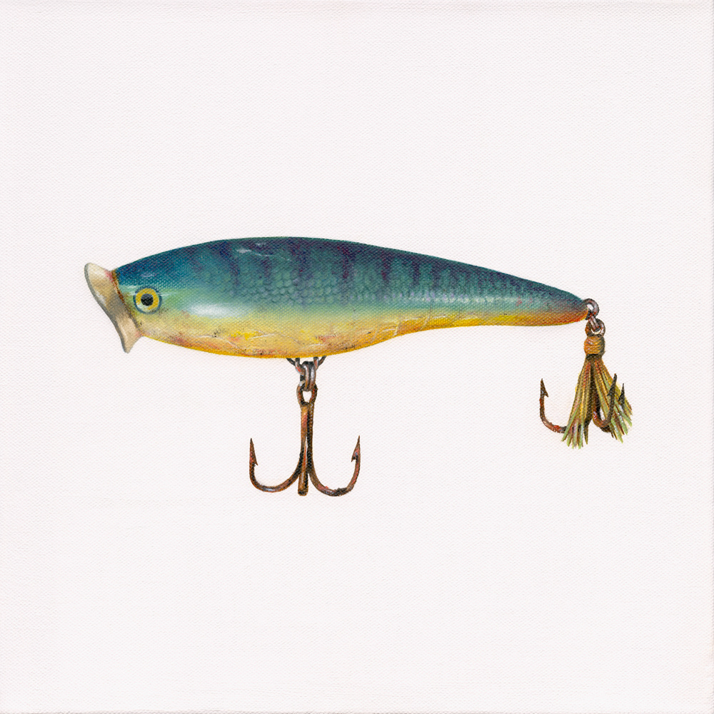 AVAILABLE at Muskoka Arts & Crafts (online) – Catch me if you can, 12"x12", Oil on canvas, $300.00
