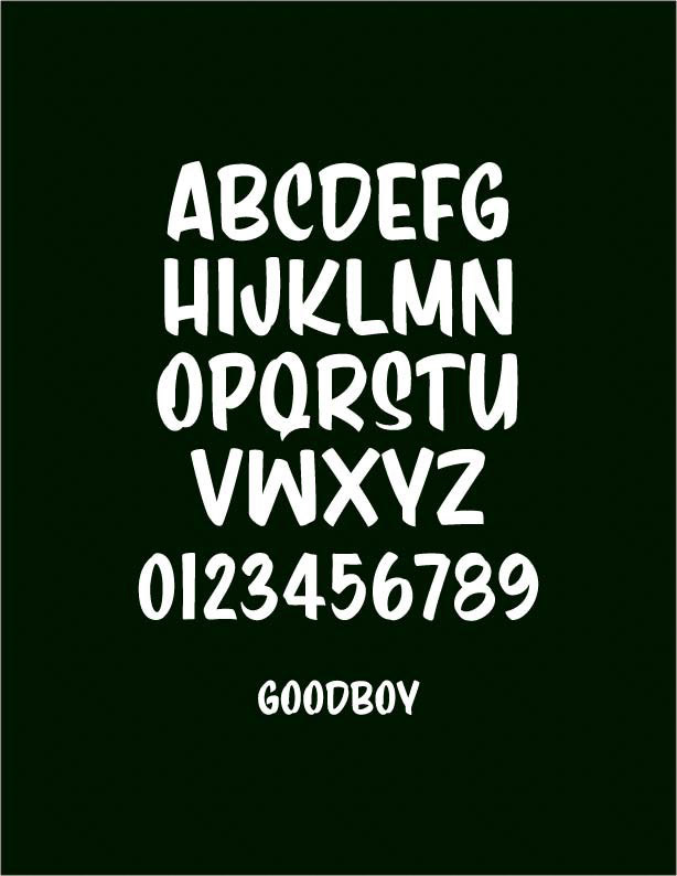 GOOD BOY SPECIMEN CHART