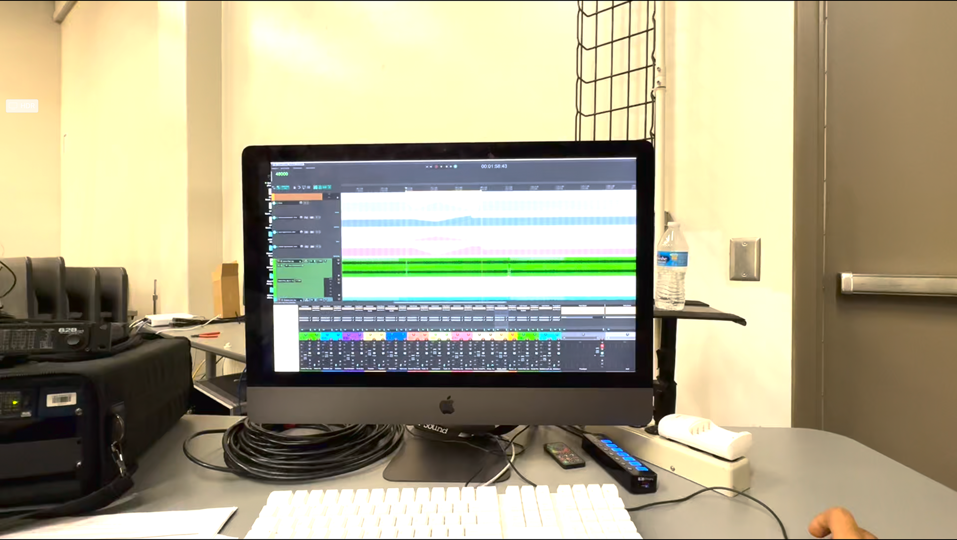 A snap of the spatial Audio digital work station.