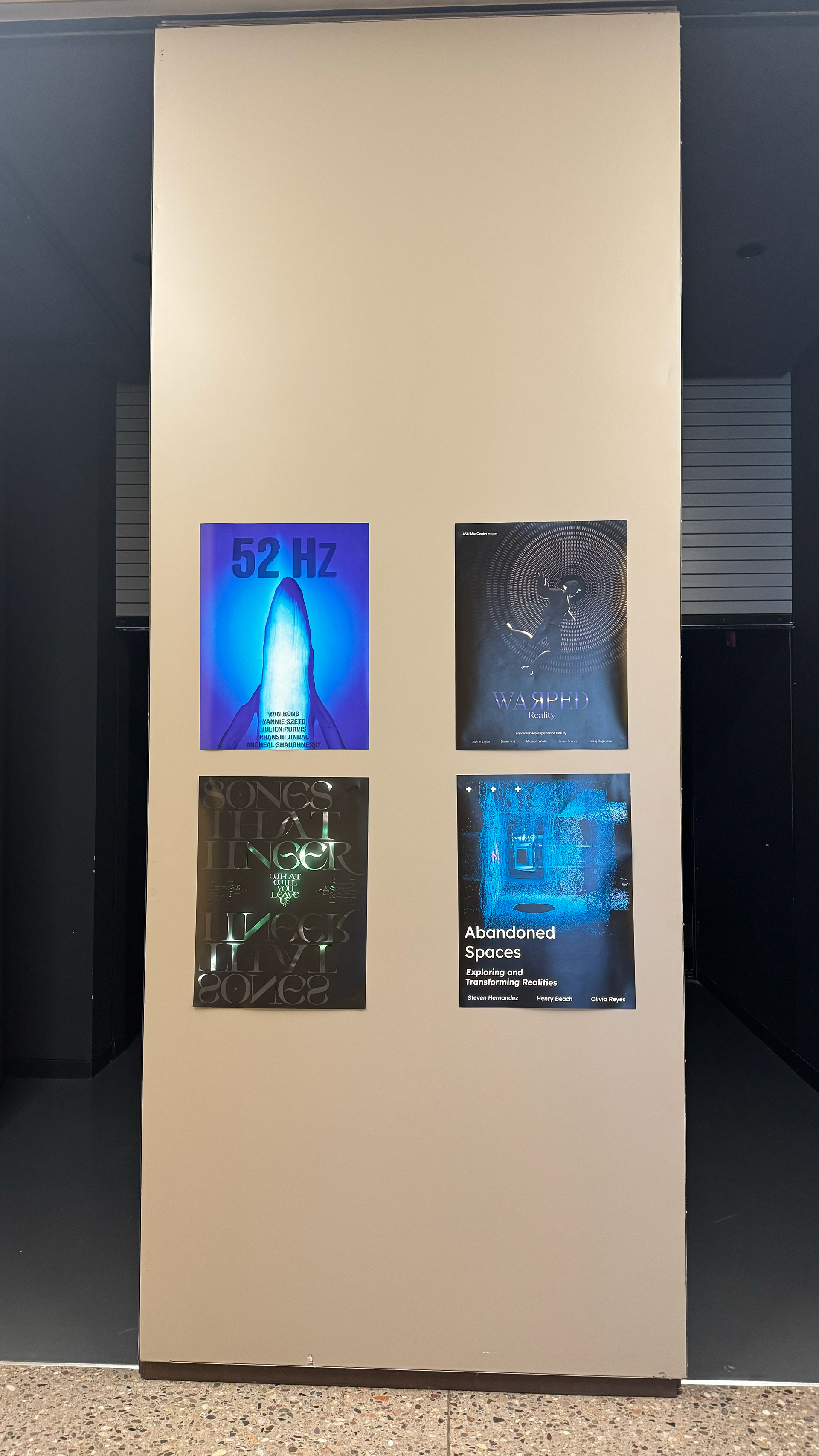 Posters of all the shows