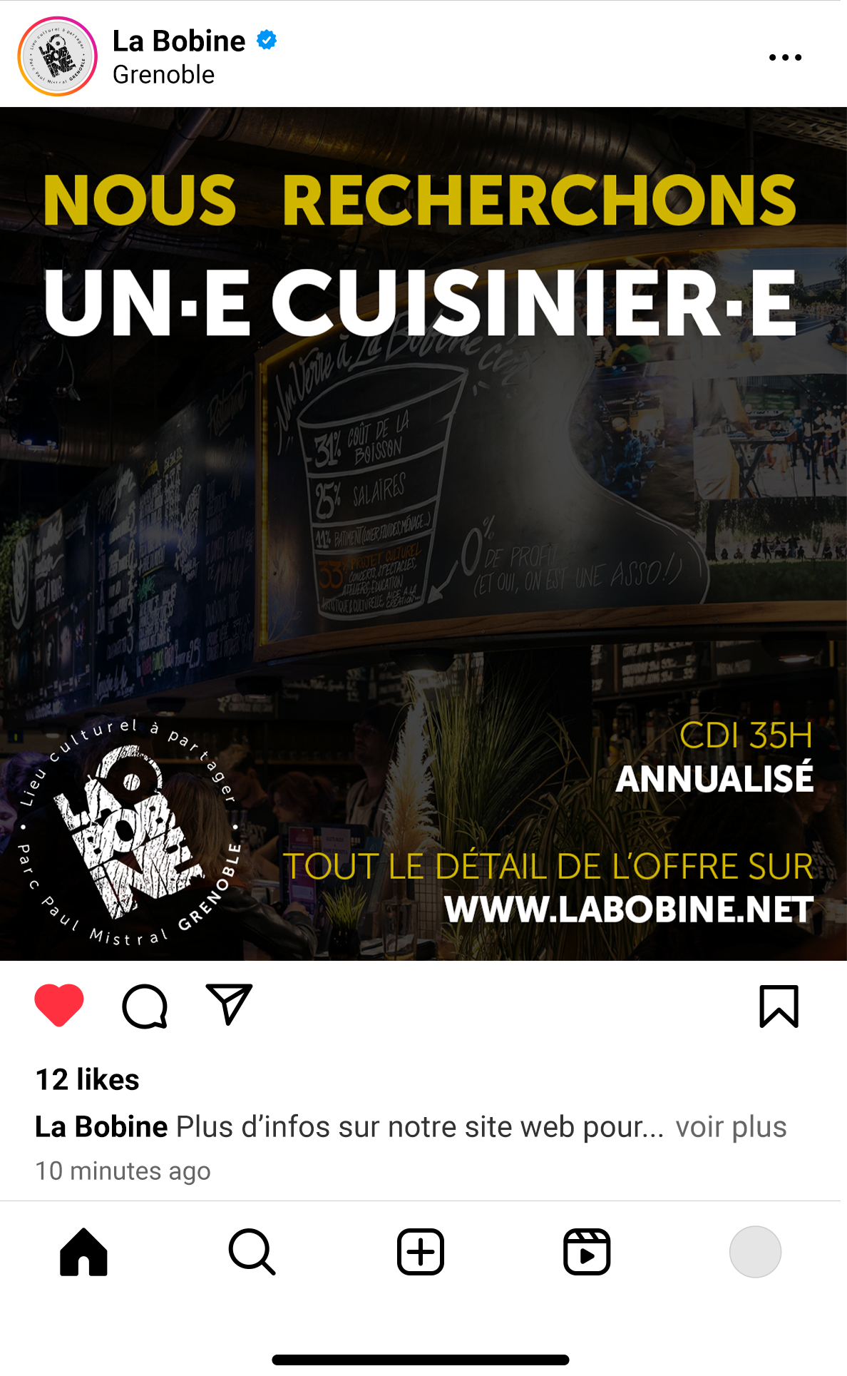 Post réseaux sociaux 