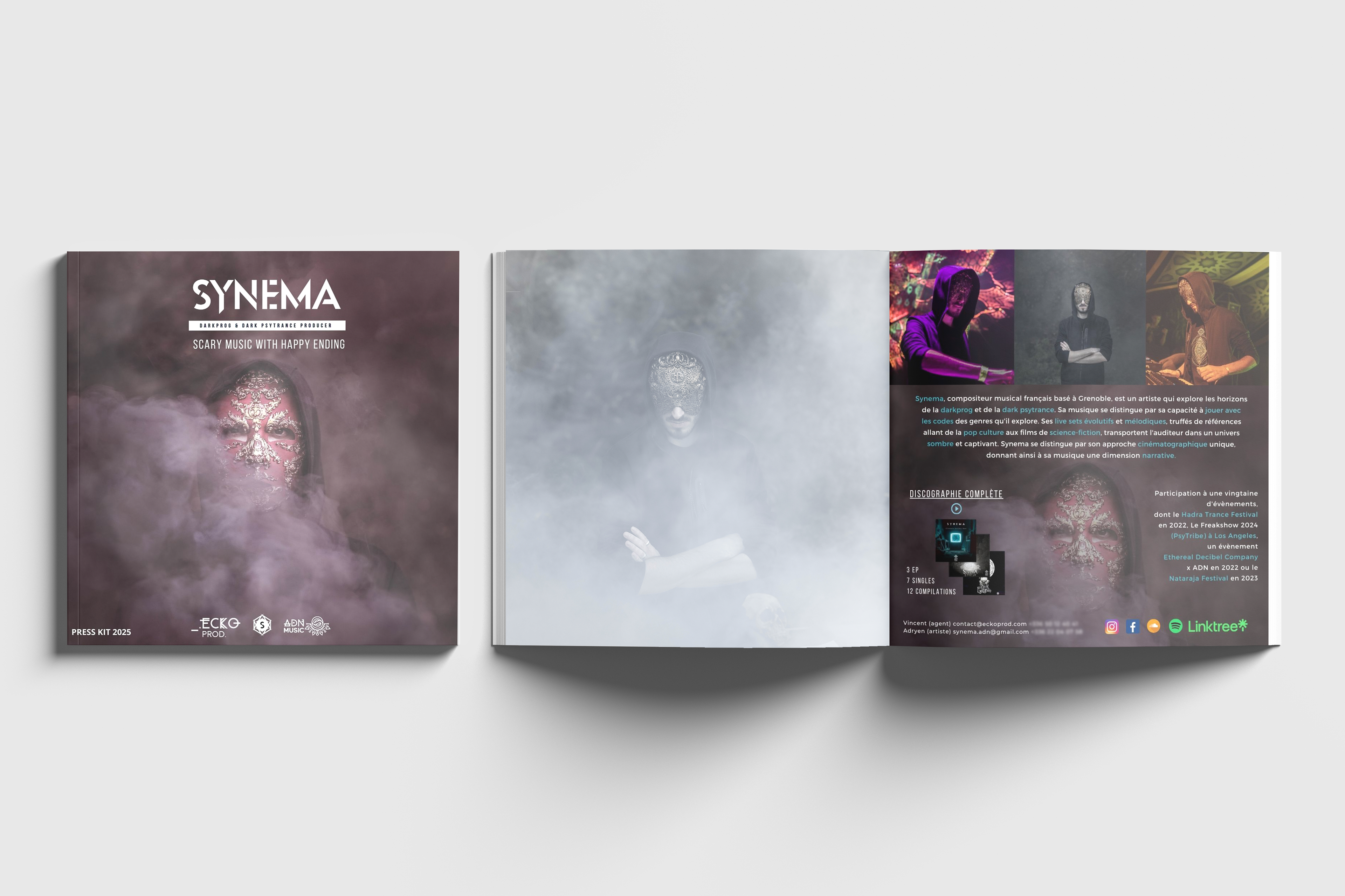 Communiqué de presse Synema (rédaction, mise en page)