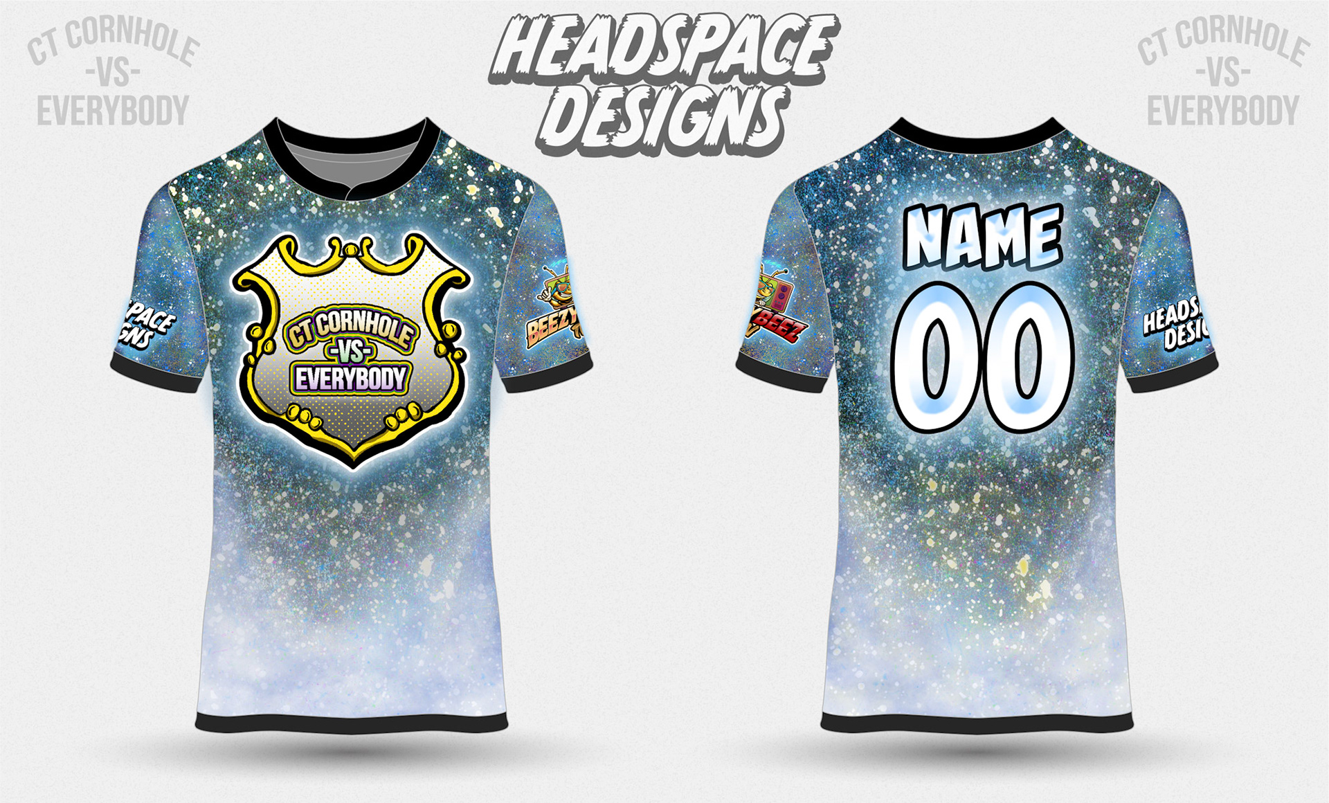 CT Cornhole Vs Everybody Jersey Design