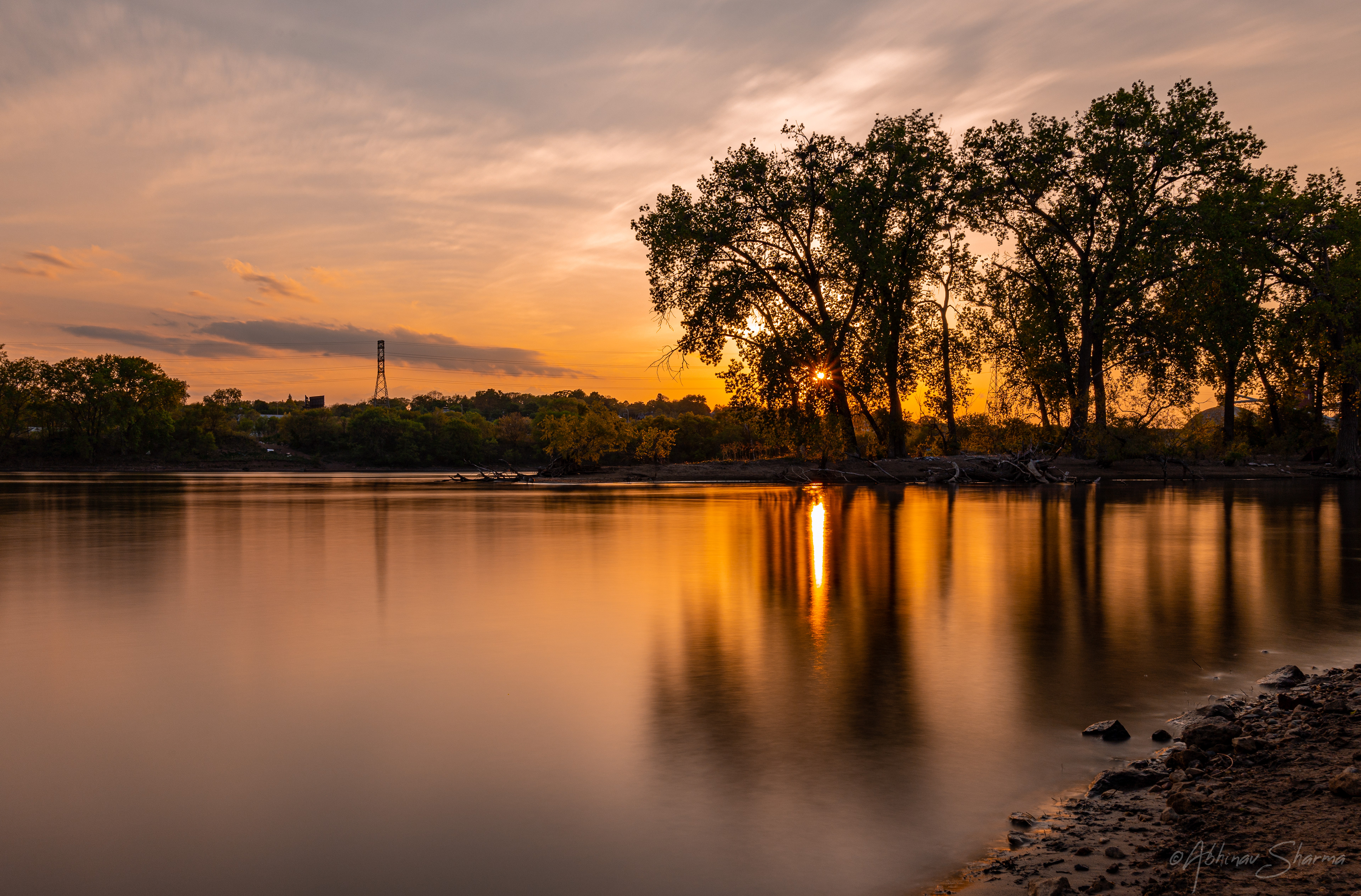 Sunset in Minneapolis