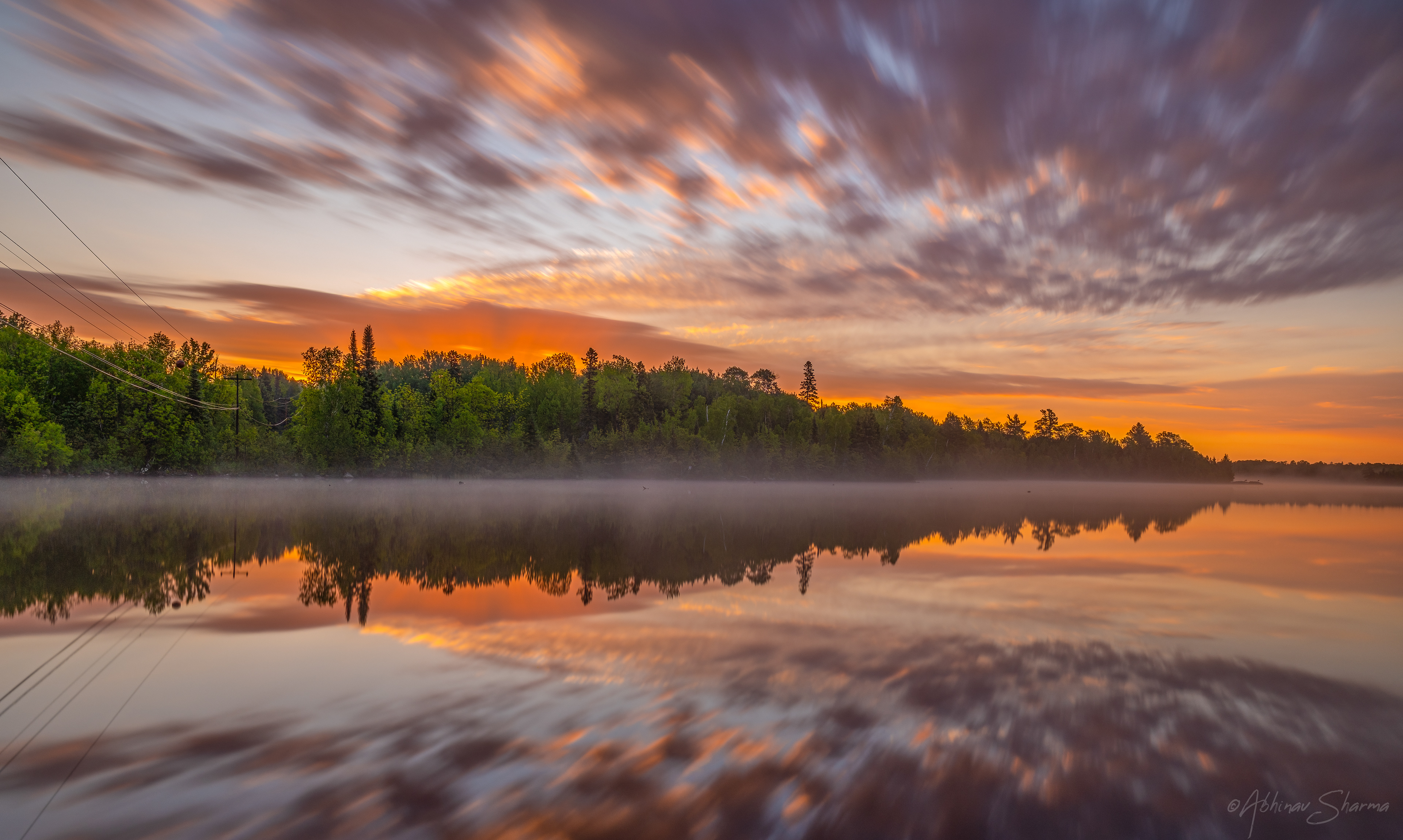 Sunrise at Ely, Northern MN