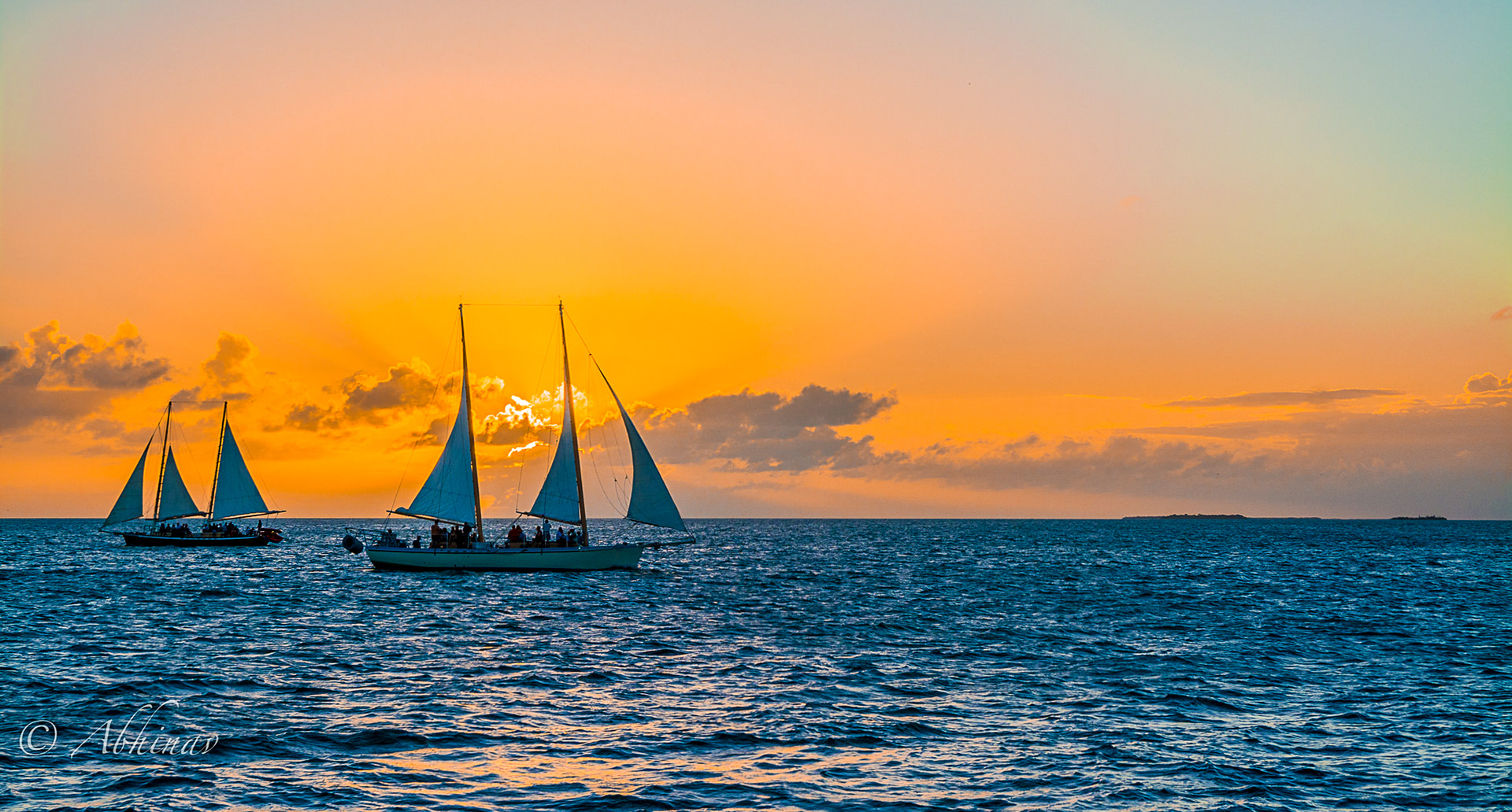 Magical Sunset at Key West, Florida