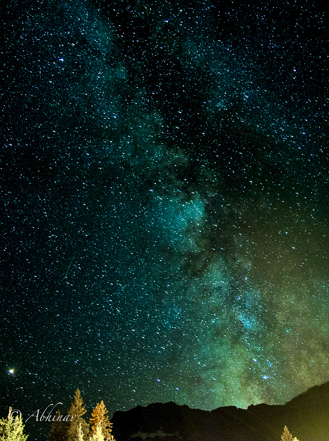 Milky Way at Yellowstone