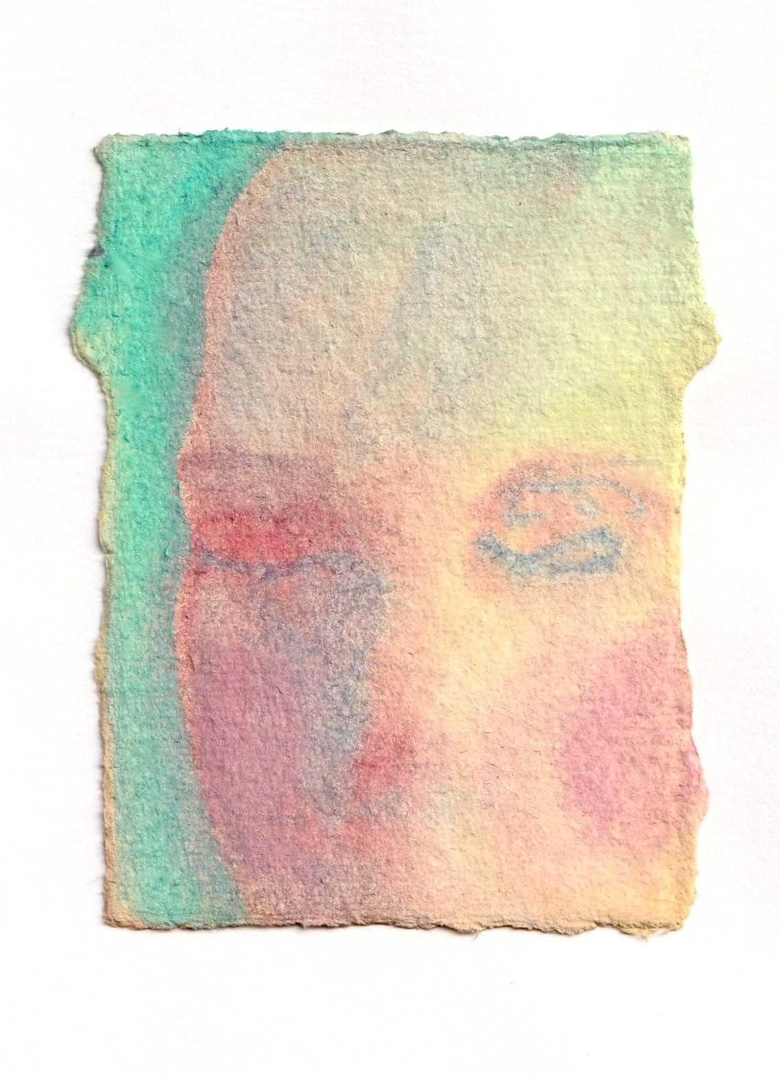Posy, 2023. Acrylic on paper. 7 x 10 cm