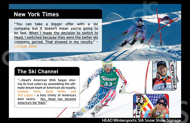 skiing world cup social media design