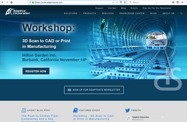 workshop website landing page design