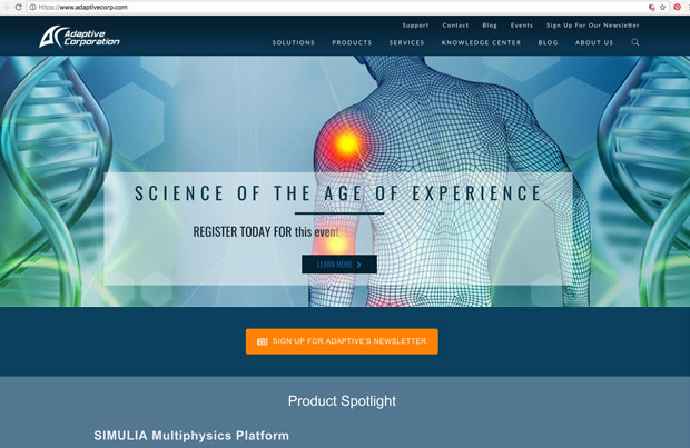 life sciences photoshop image for website landing page